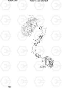 1020 AIR INTAKE SYSTEM R210W9AMH, Hyundai