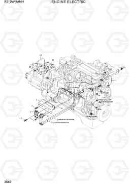 2040 ENGINE ELECTRIC R210W9AMH, Hyundai