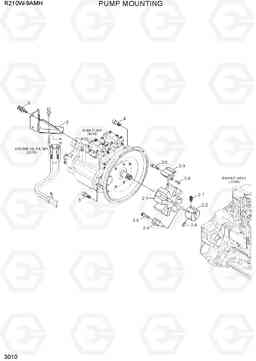 3010 PUMP MOUNTING R210W9AMH, Hyundai