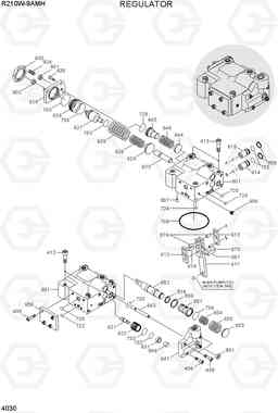 4030 REGULATOR R210W9AMH, Hyundai