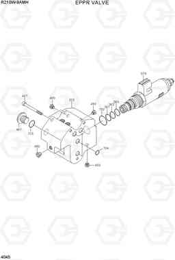4045 EPPR VALVE R210W9AMH, Hyundai