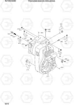 5310 TRANSMISSION HOUSING R210W9AMH, Hyundai