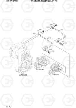 5370 TRANSMISSION OIL PIPE R210W9AMH, Hyundai