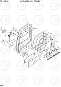 6050 CAB ASSY (4/4, DOOR) R210W9AMH, Hyundai