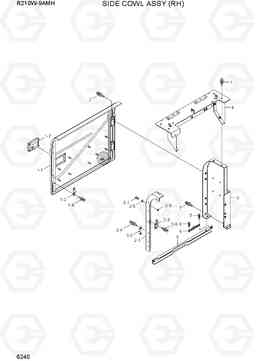 6240 SIDE COWL ASSY (RH) R210W9AMH, Hyundai