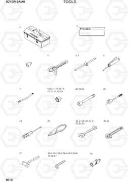 8010 TOOLS R210W9AMH, Hyundai