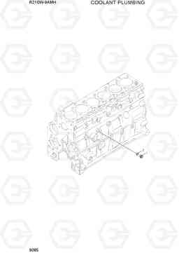 9085 COOLANT PLUMBING R210W9AMH, Hyundai