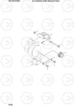 9160 ALTERNATOR MOUNTING R210W9AMH, Hyundai