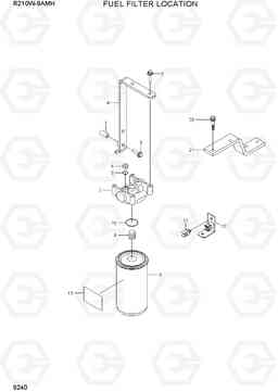 9240 FUEL FILTER LOCATION R210W9AMH, Hyundai