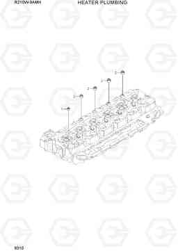 9310 HEATER PLUMBING R210W9AMH, Hyundai