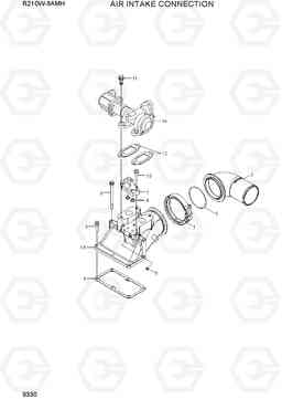 9330 AIR INTAKE CONNECTION R210W9AMH, Hyundai
