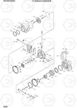 9490 TURBOCHARGER R210W9AMH, Hyundai