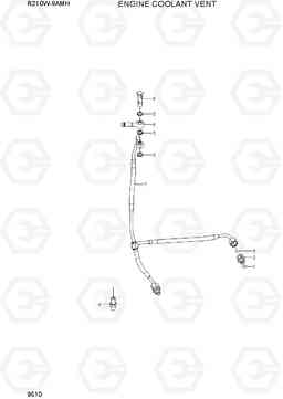 9510 ENGINE COOLANT VENT R210W9AMH, Hyundai