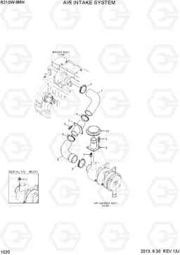 1020 AIR INTAKE SYSTEM R210W9-MH, Hyundai