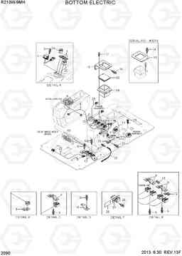 2090 BOTTOM ELECTRIC R210W9-MH, Hyundai