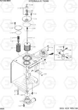 3020 HYDRAULIC TANK R210W9-MH, Hyundai