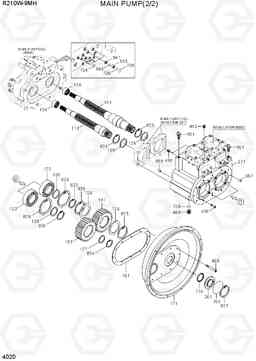 4020 MAIN PUMP(2/2) R210W9-MH, Hyundai