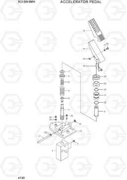 4130 ACCELERATOR PEDAL R210W9-MH, Hyundai