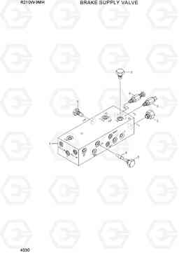 4330 BRAKE SUPPLY VALVE R210W9-MH, Hyundai