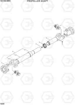 5020 PROPELLER SHAFT R210W9-MH, Hyundai