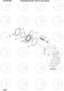 5300 TRANSMISSION INPUT HOUSING R210W9-MH, Hyundai