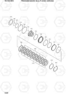 5320 TRANSMISSION MULTI-DISC BRAKE R210W9-MH, Hyundai