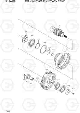 5340 TRANSMISSION PLANETARY DRIVE R210W9-MH, Hyundai