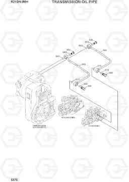 5370 TRANSMISSION OIL PIPE R210W9-MH, Hyundai