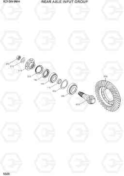 5500 REAR AXLE INPUT GROUP R210W9-MH, Hyundai