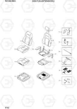 6152 SEAT(SUSPENSION) R210W9-MH, Hyundai