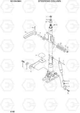 6180 STEERING COLUMN R210W9-MH, Hyundai