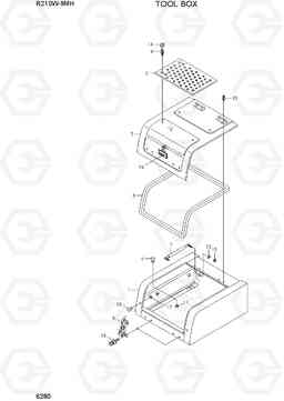 6280 TOOL BOX R210W9-MH, Hyundai