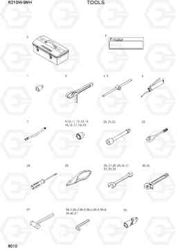 8010 TOOLS R210W9-MH, Hyundai