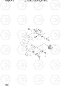 9120 ALTERNATOR MOUNTNG R210W9-MH, Hyundai