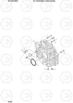 9160 FLYWHEEL HOUSING R210W9-MH, Hyundai