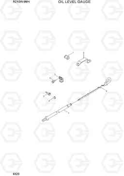 9320 OIL LEVEL GAUGE R210W9-MH, Hyundai