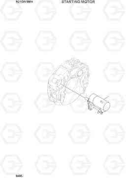 9485 STARTING MOTOR R210W9-MH, Hyundai