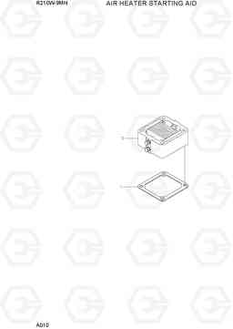 A010 AIR HEATER STARTING AID R210W9-MH, Hyundai