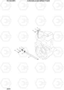 A070 CRANKCASE BREATHER R210W9-MH, Hyundai