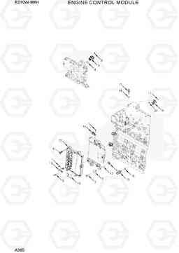 A360 ENGINE CONTROL MODULE R210W9-MH, Hyundai