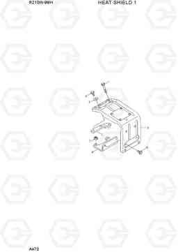 A470 HEAT SHIELD 1 R210W9-MH, Hyundai