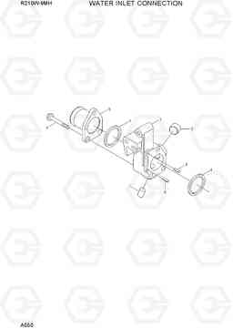 A550 WATER INLET CONNECTION R210W9-MH, Hyundai