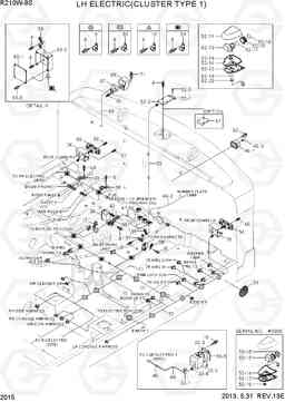 2015 LH ELECTRIC(CLUSTER TYPE 1) R210W-9S, Hyundai