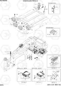 2070 CAB ELECTRIC 2 R210W-9S, Hyundai