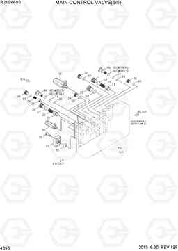 4090 MAIN CONTROL VALVE(5/5) R210W-9S, Hyundai