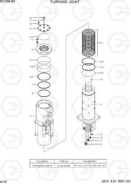 4172 TURNING JOINT R210W-9S, Hyundai
