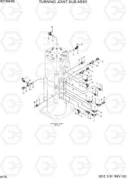 4173 TURNING JOINT SUB ASSY R210W-9S, Hyundai