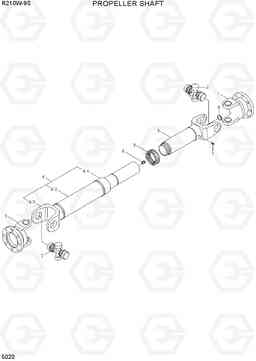 5020 PROPELLER SHAFT R210W-9S, Hyundai