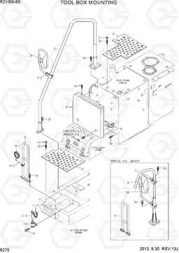 6270 TOOL BOX MOUNTING R210W-9S, Hyundai