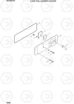 9080 CAM FOLLOWER COVER R210W-9S, Hyundai